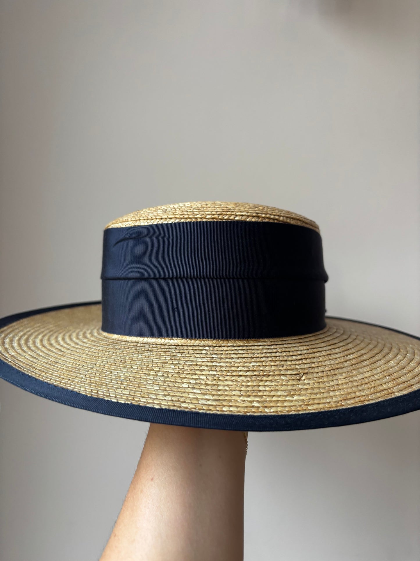 Vintage Laura Ashley straw hat