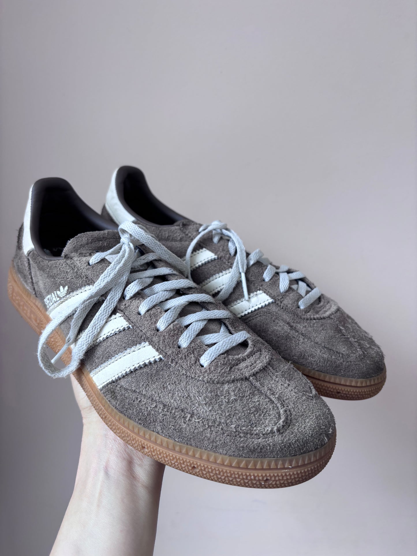 Brown Adidas Spezial trainers size UK6.5
