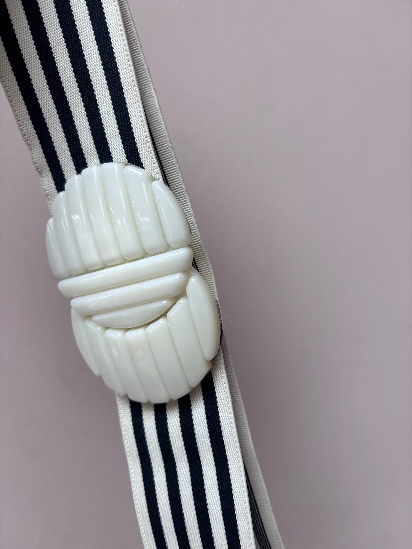 Vintage striped elasticated belt size 8-small 12