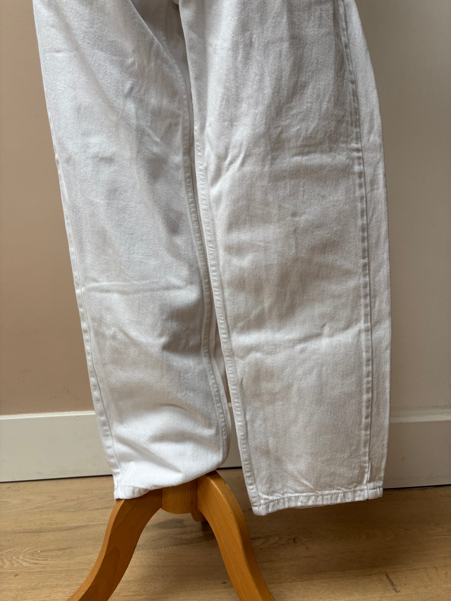 Vintage white 100% cotton jeans size 10
