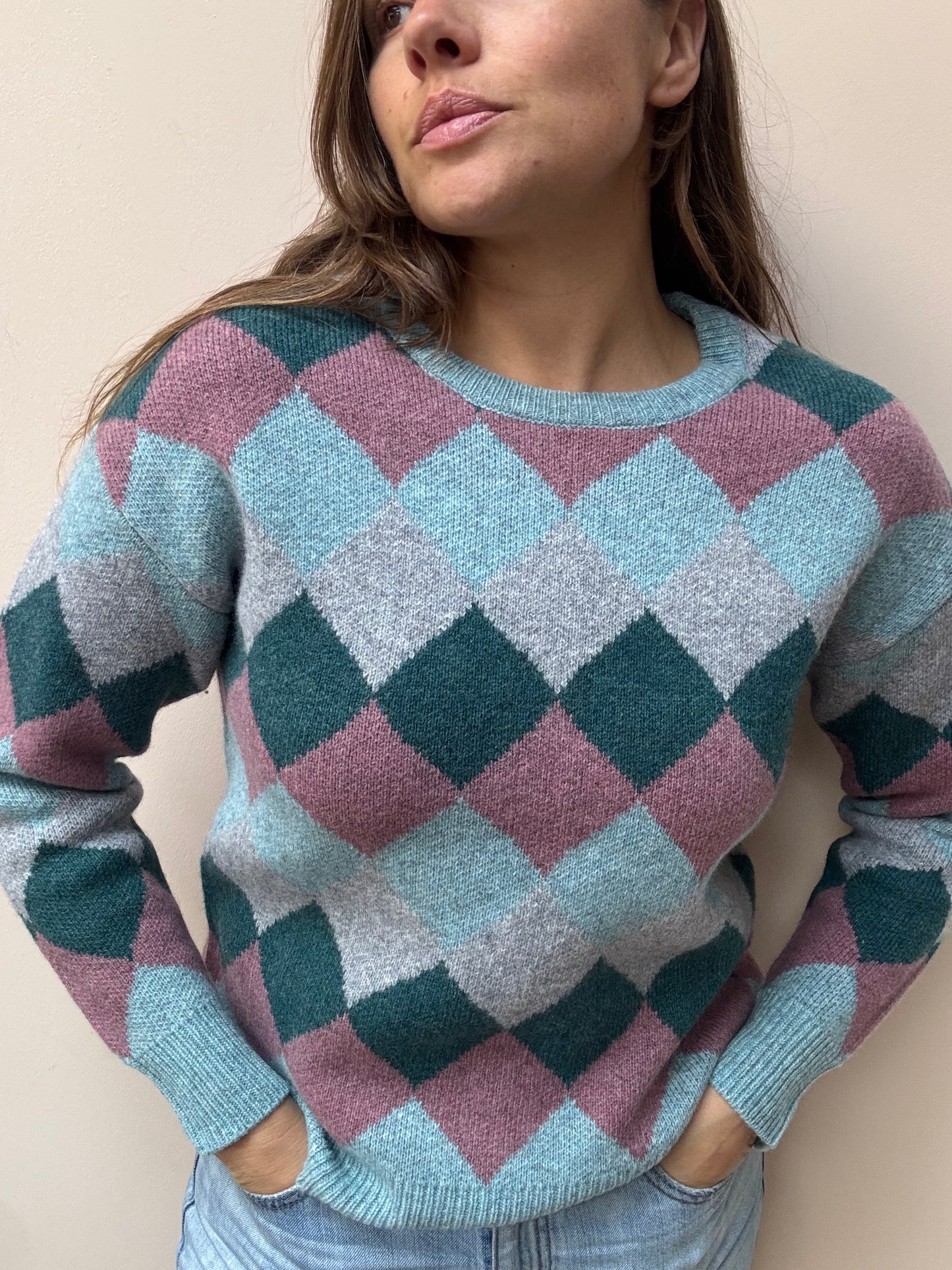 Vintage 100% Lambswool jumper size Small