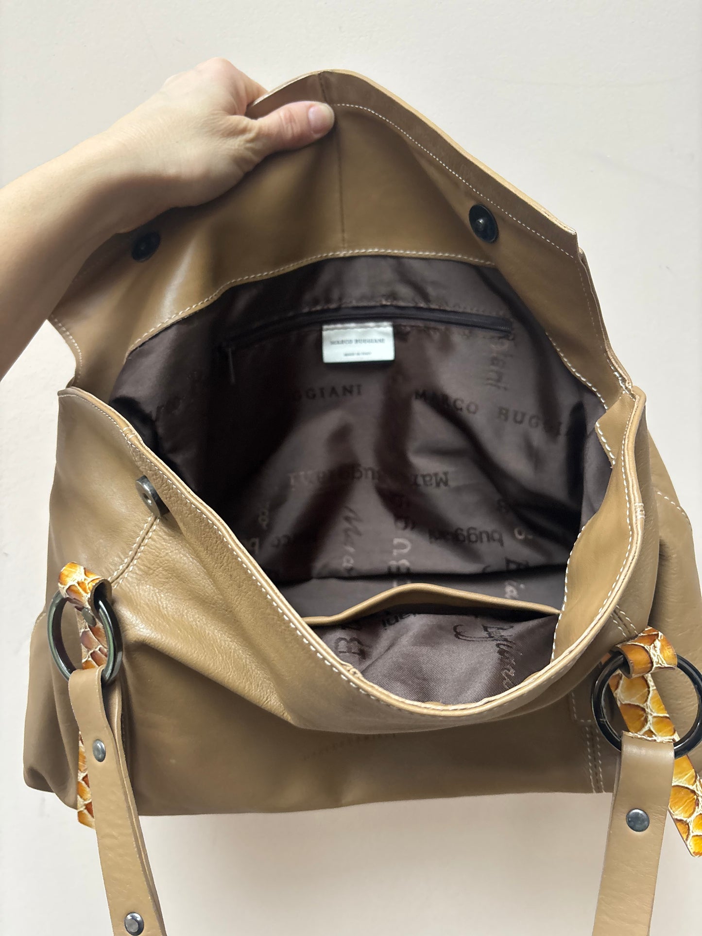 Vintage Marco Buggiani leather bag