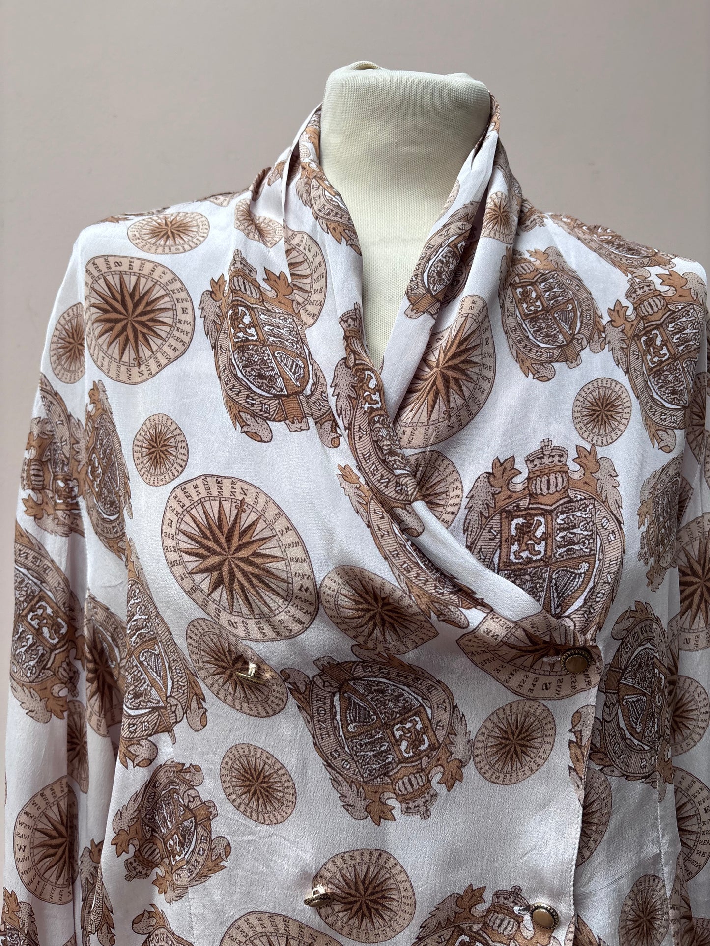 Vintage silk crossover top size 12