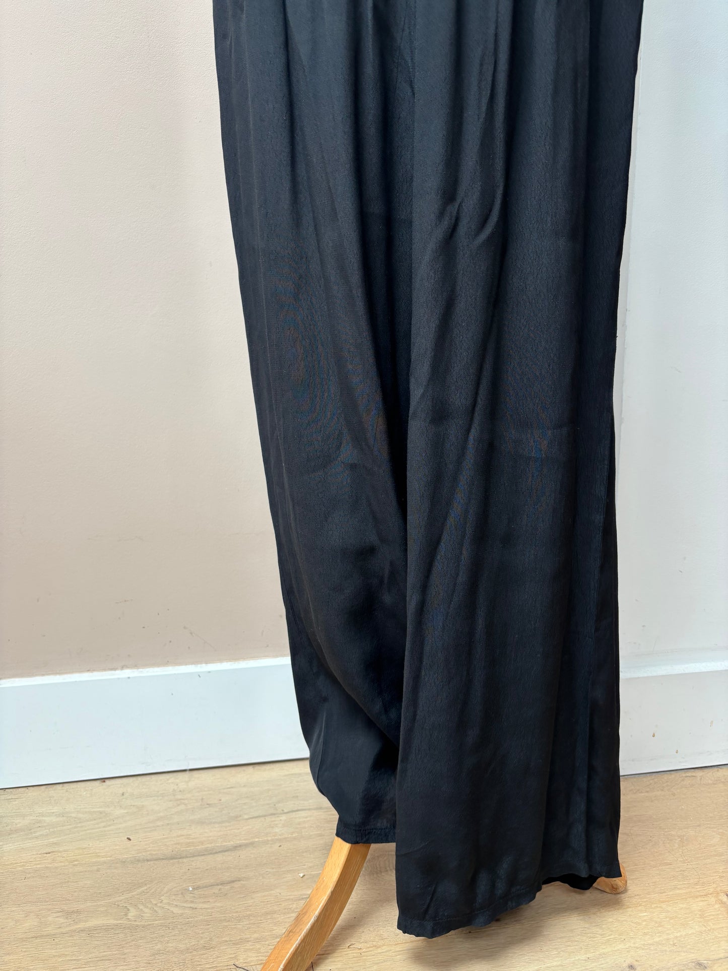 Black loose trousers size 10