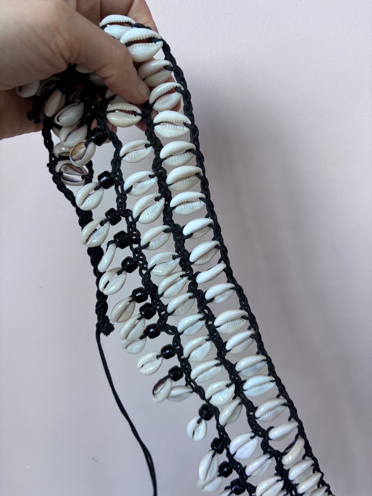 Vintage shell belt one size