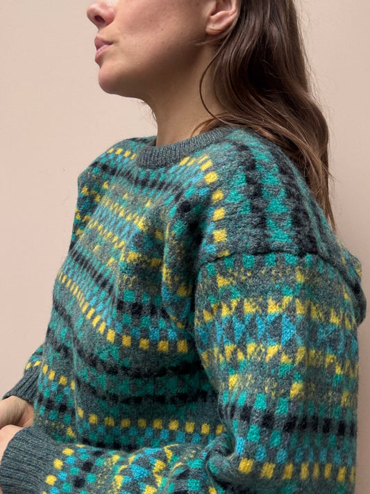 Vintage 100% wool jumper size 12