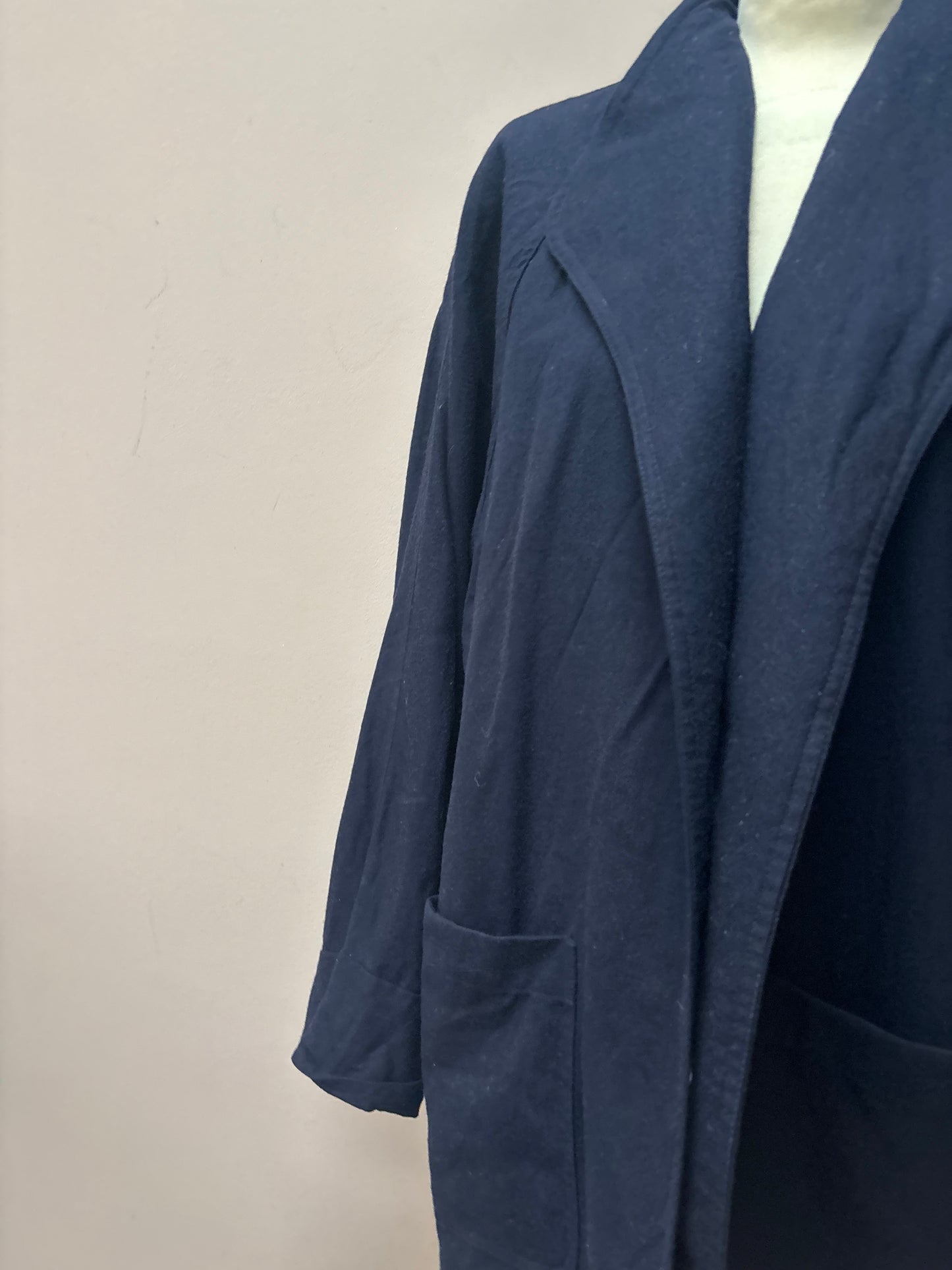 Vintage navy 100% wool jacket size 12