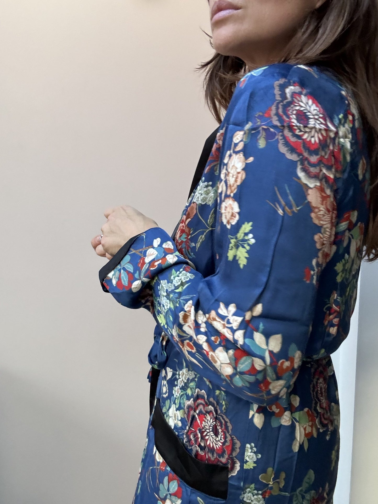 Long blue robe size Small