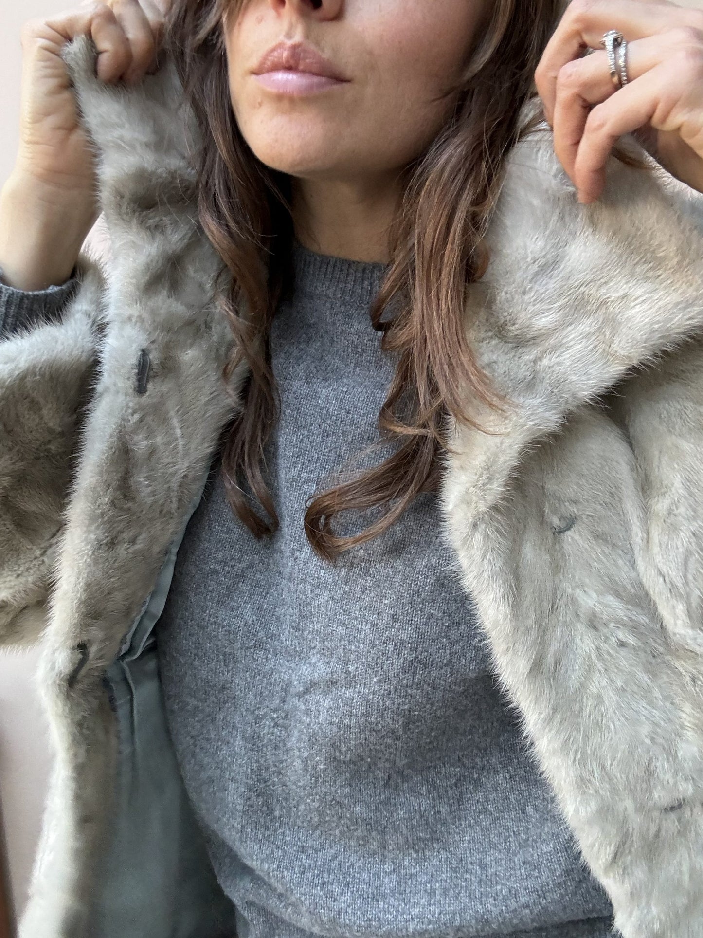 Vintage fur coat size 10/12