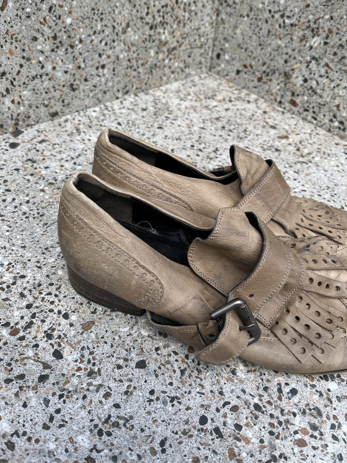 Vintage leather shoes size 4.5