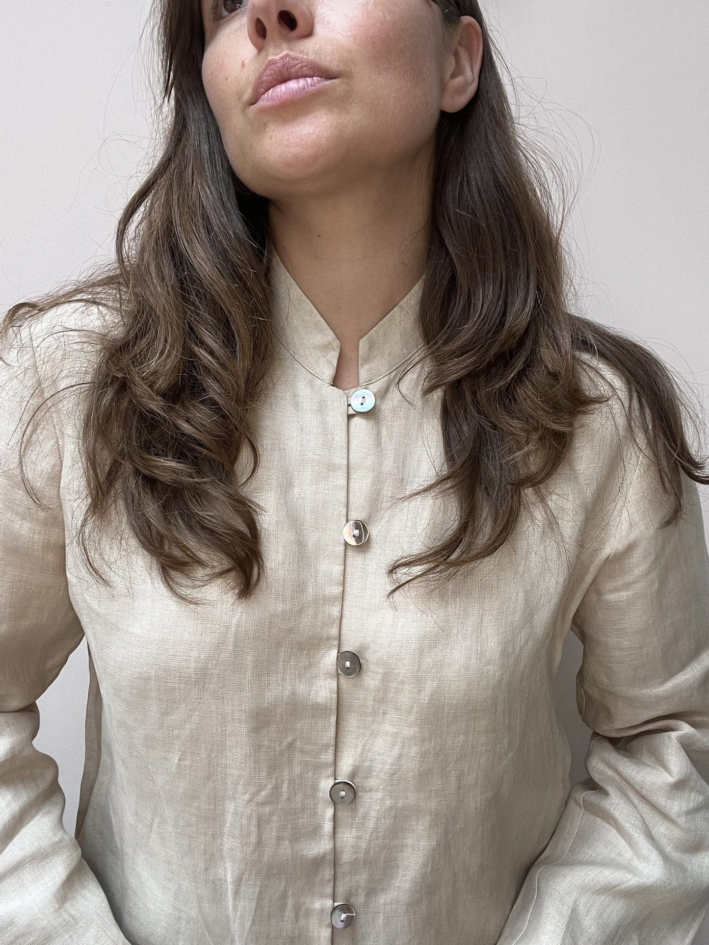 Vintage 100% linen light jacket size uk12