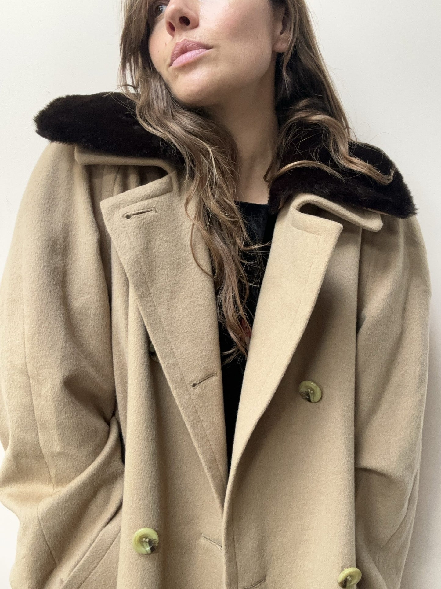 Vintage wool mix coat size 16