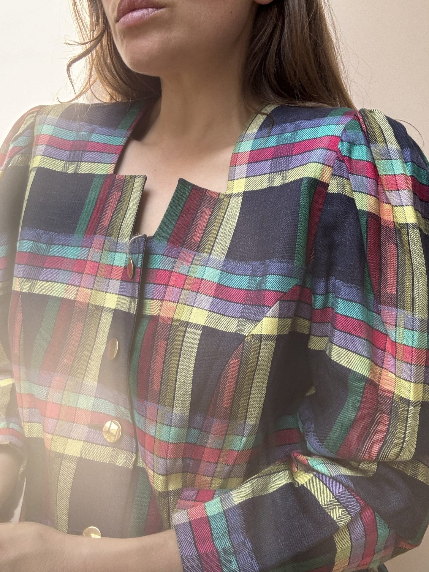 Vintage linen mix jacket size 12