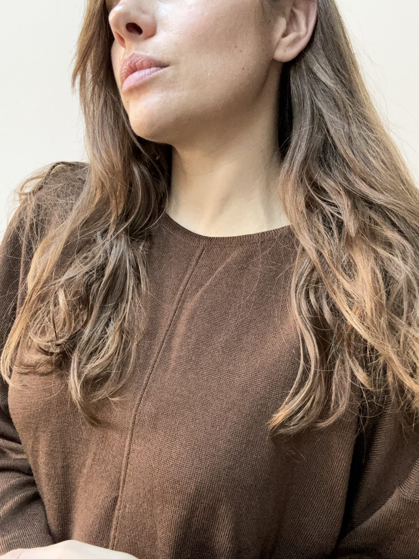 Vintage wool brown top size 18