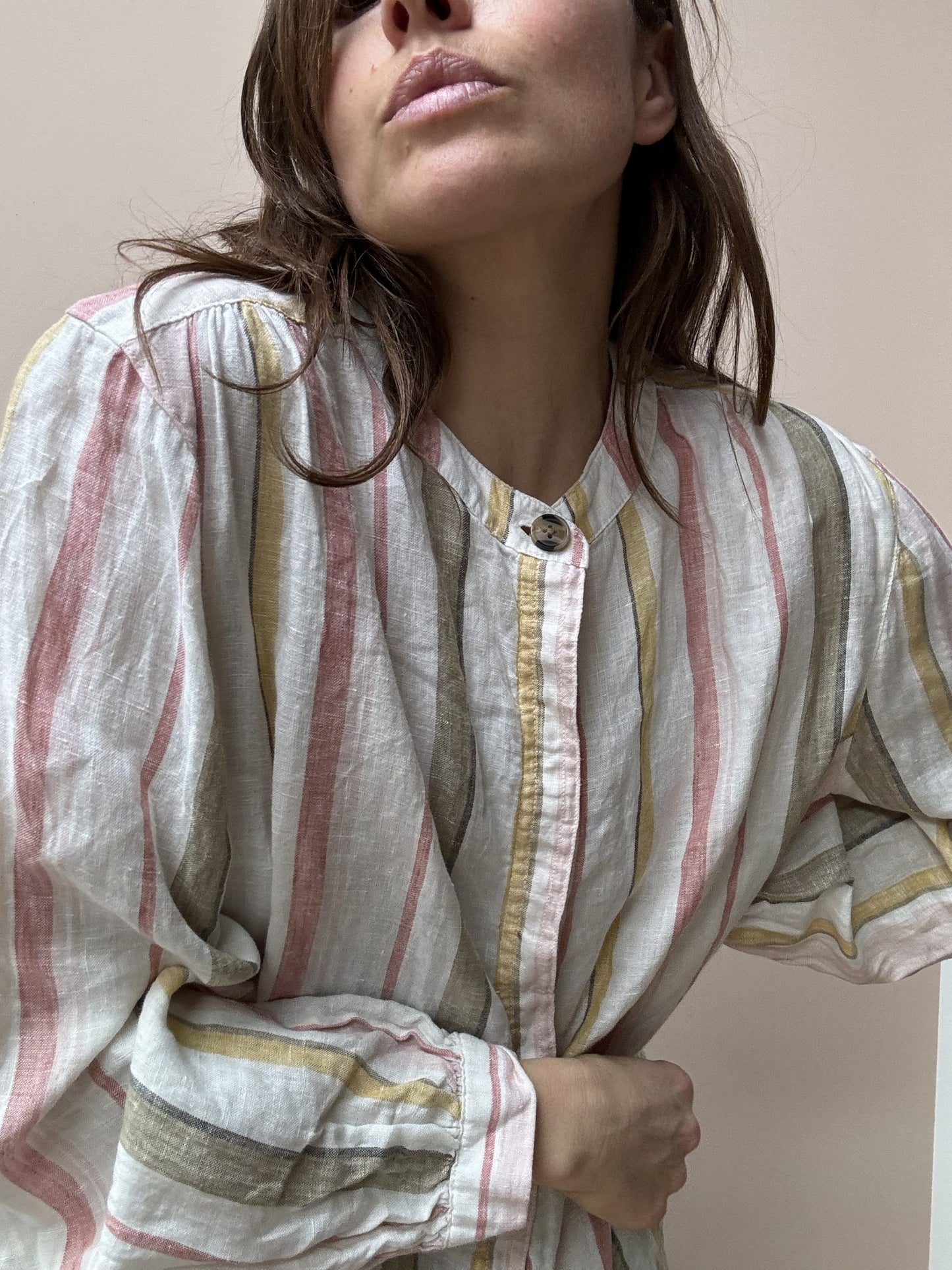 Linen shirt size UK20