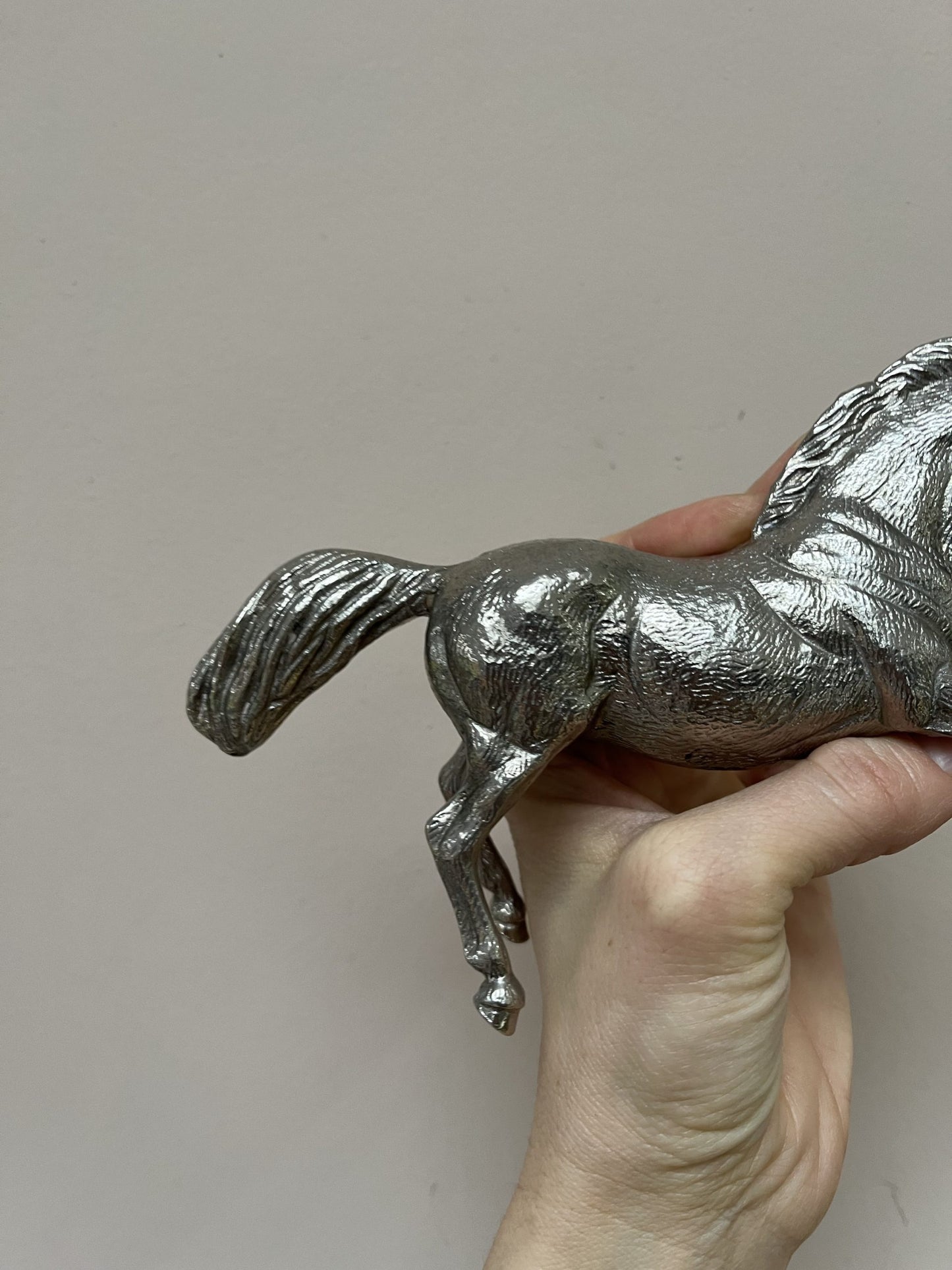 Vintage silver horse
