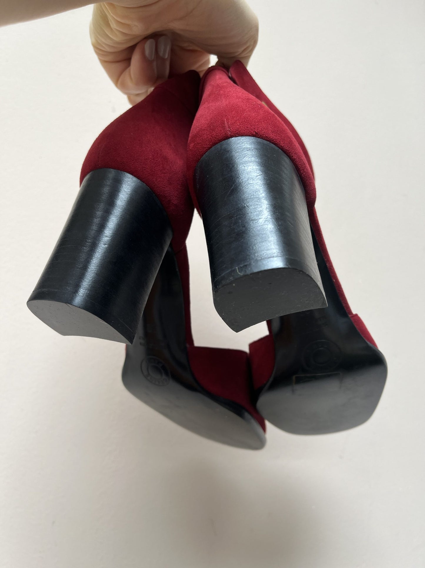 Celine suede heels size uk5