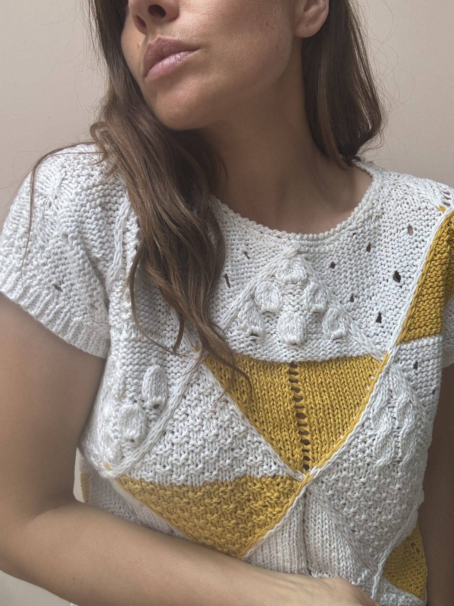 Vintage cotton knit jumper size 10/12