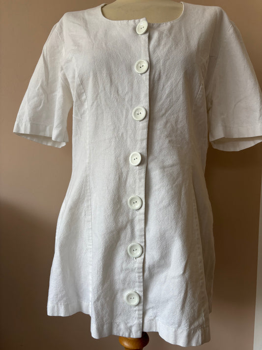 Vintage white top size 10/12