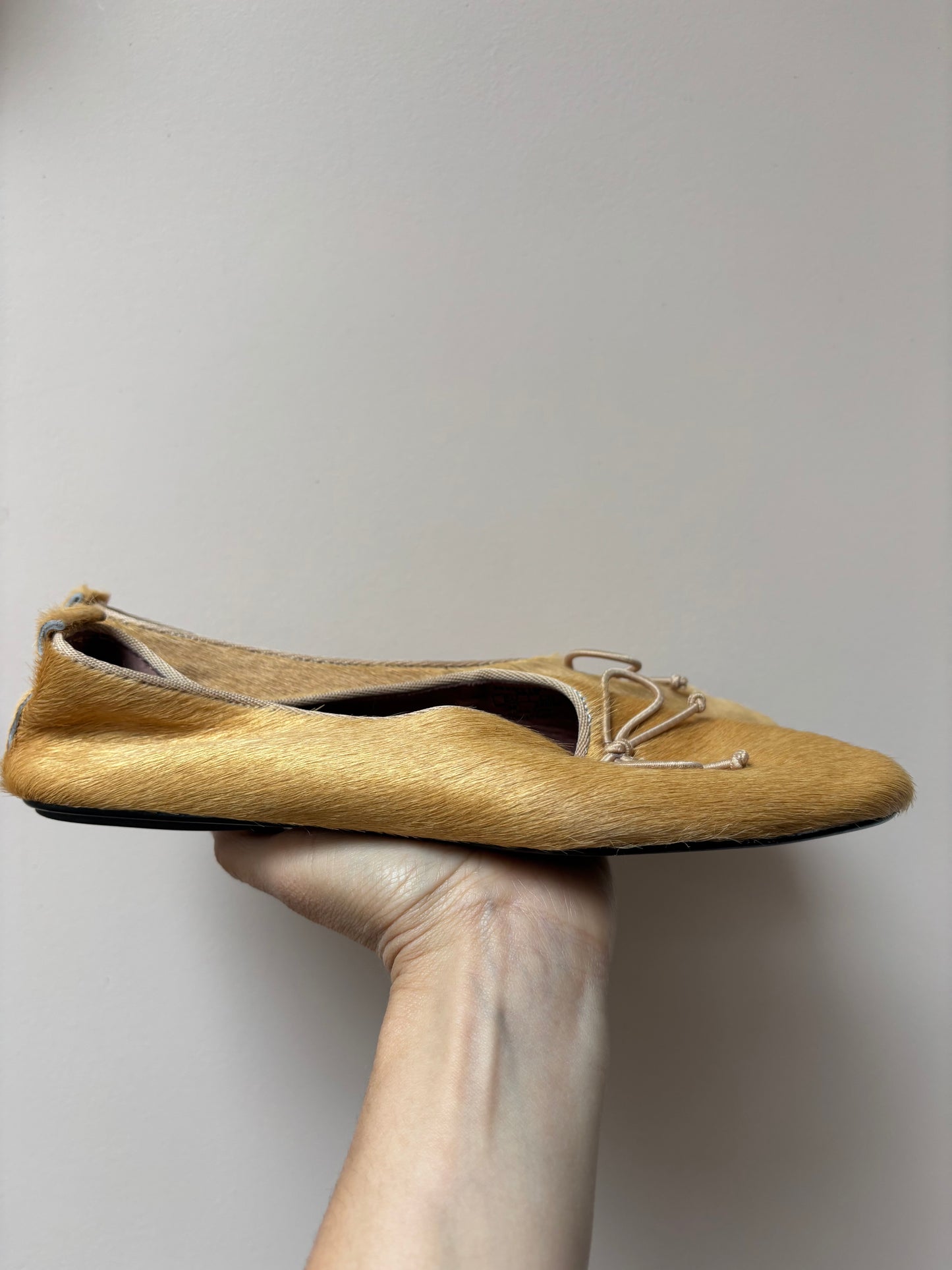 Leather ballet pumps size UK5