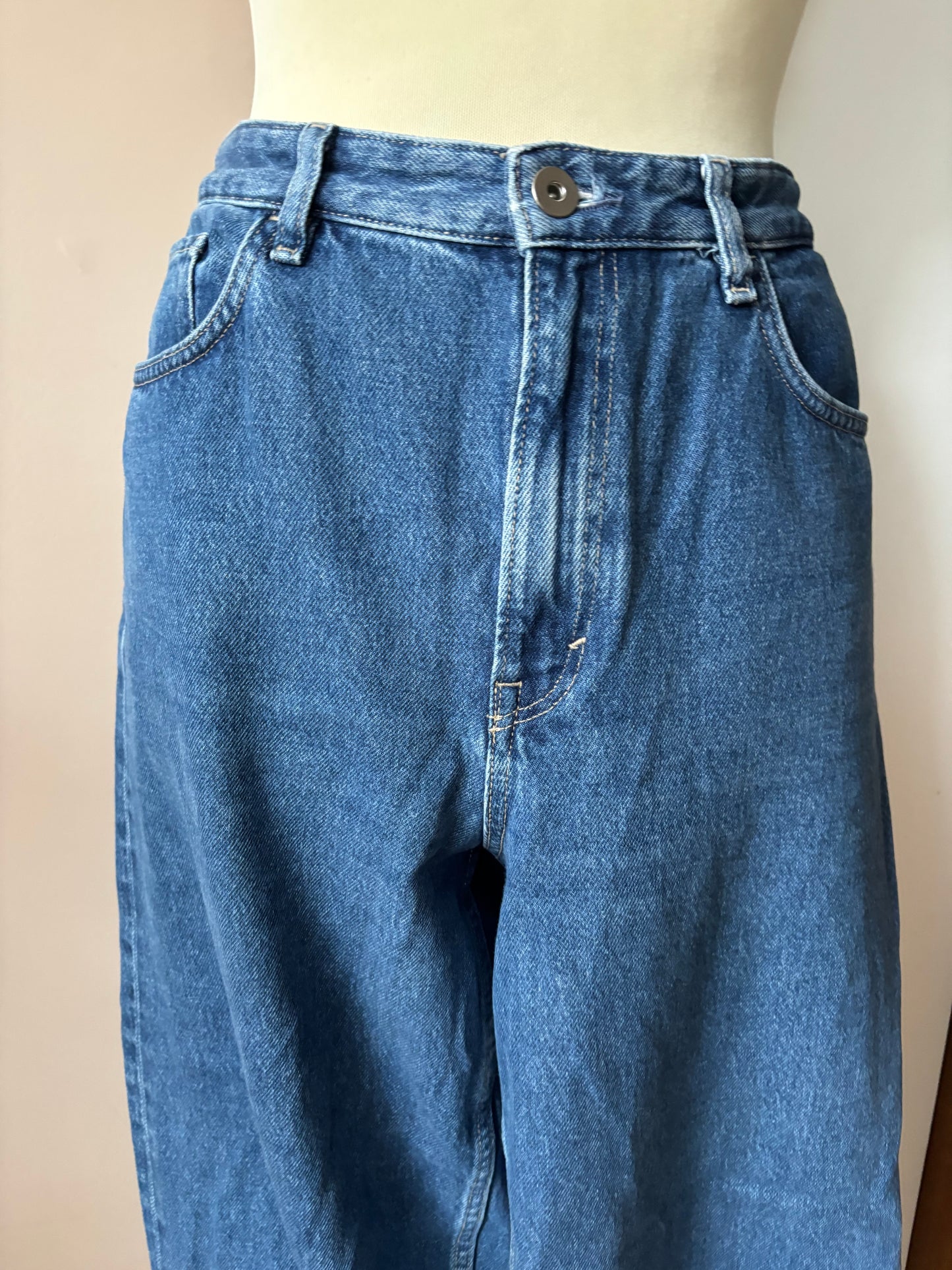 COS blue cotton jeans size 12/14