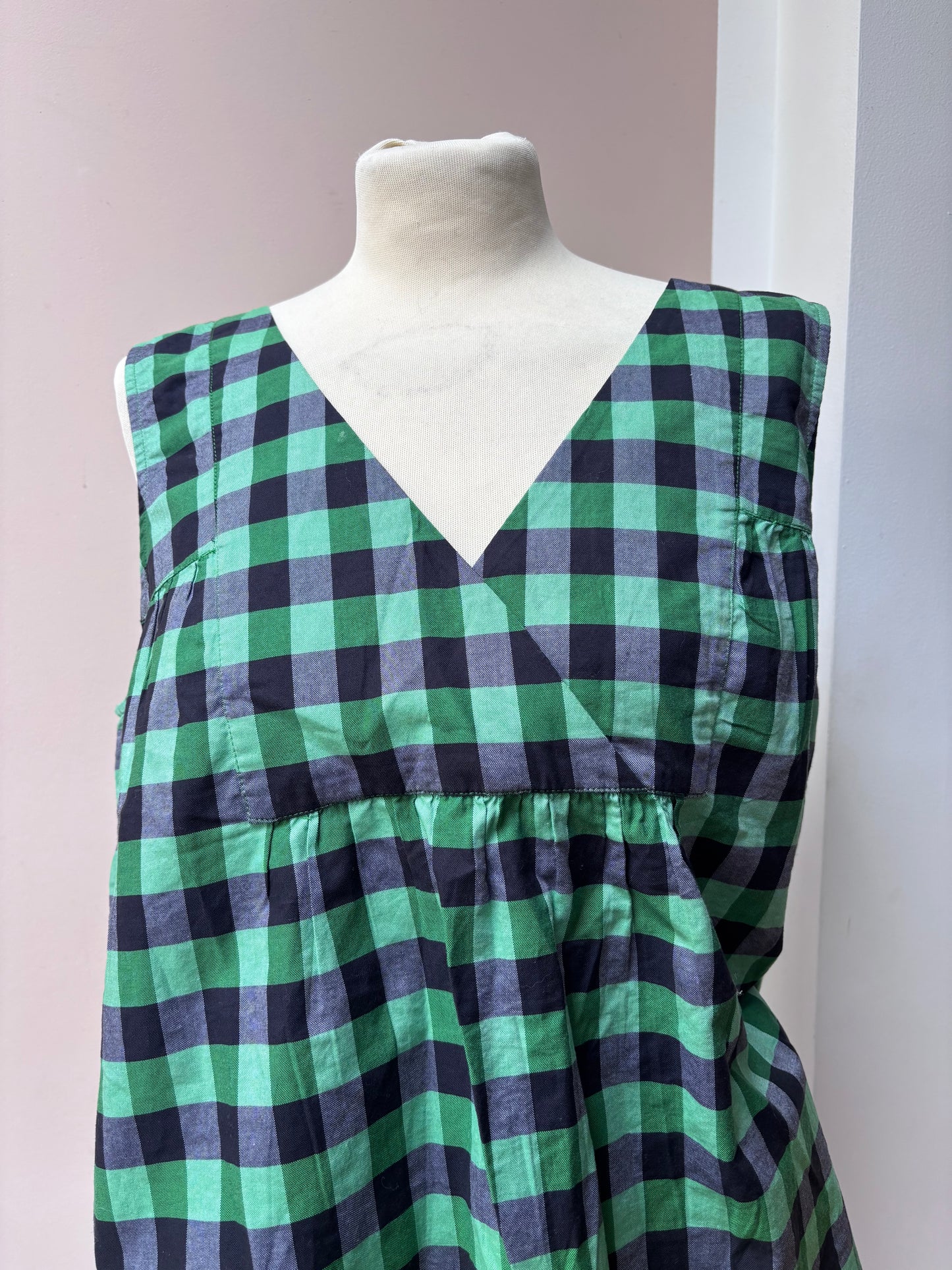 Toast gingham trouser set size Medium