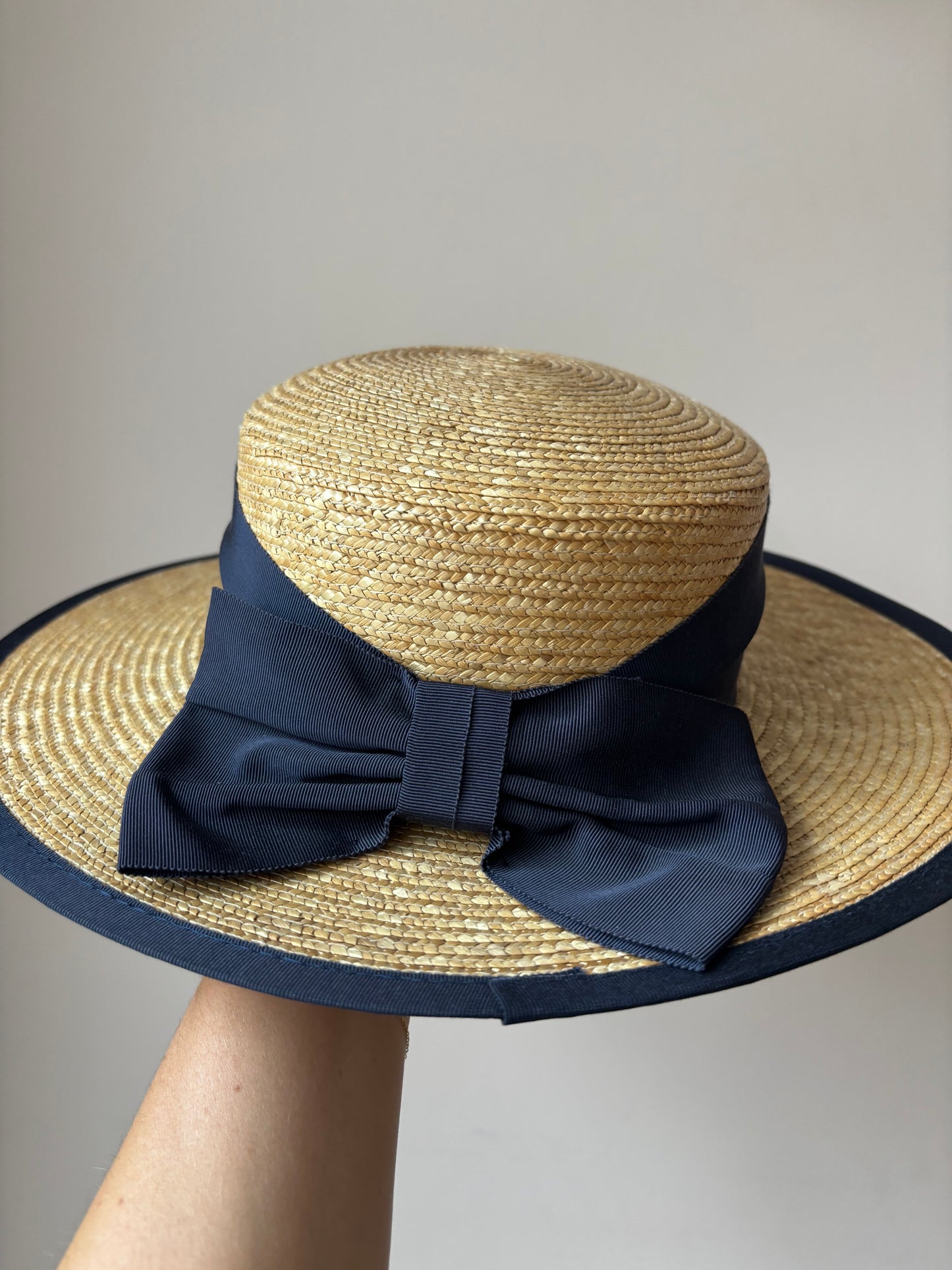 Vintage Laura Ashley straw hat
