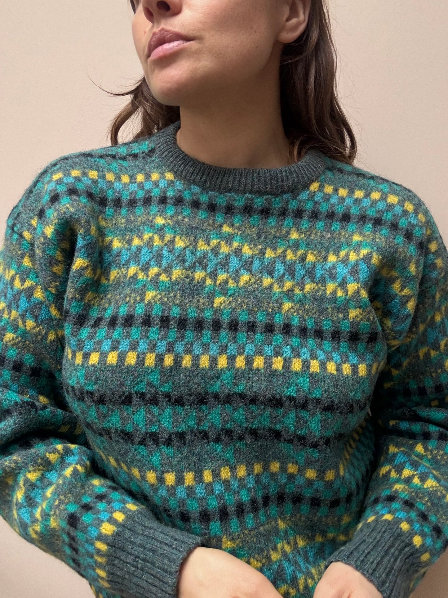 Vintage 100% wool jumper size 12