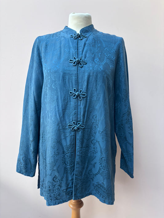 Vintage 100% silk top size 10/12