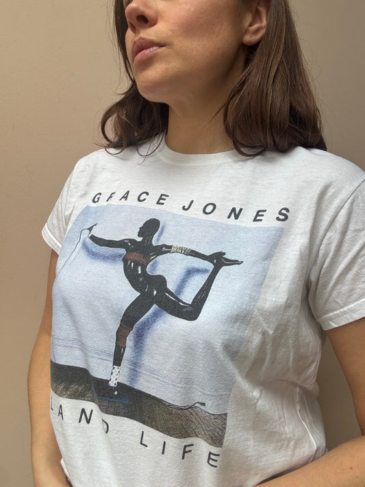 Vintage 100% cotton Grace Jones tshirt size Medium