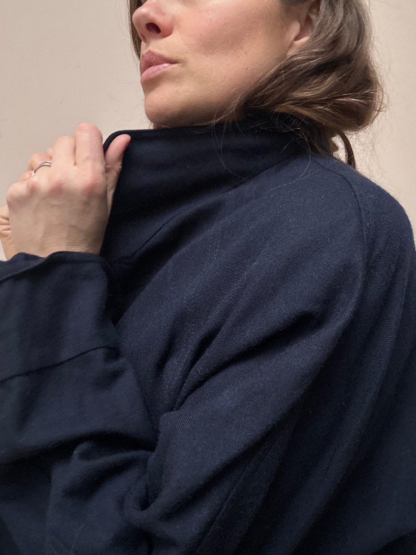 Vintage navy 100% wool jacket size 12