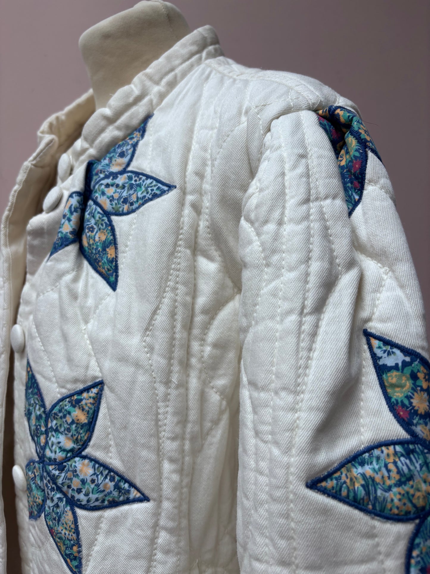 Free People quilted cotton jacket size Large