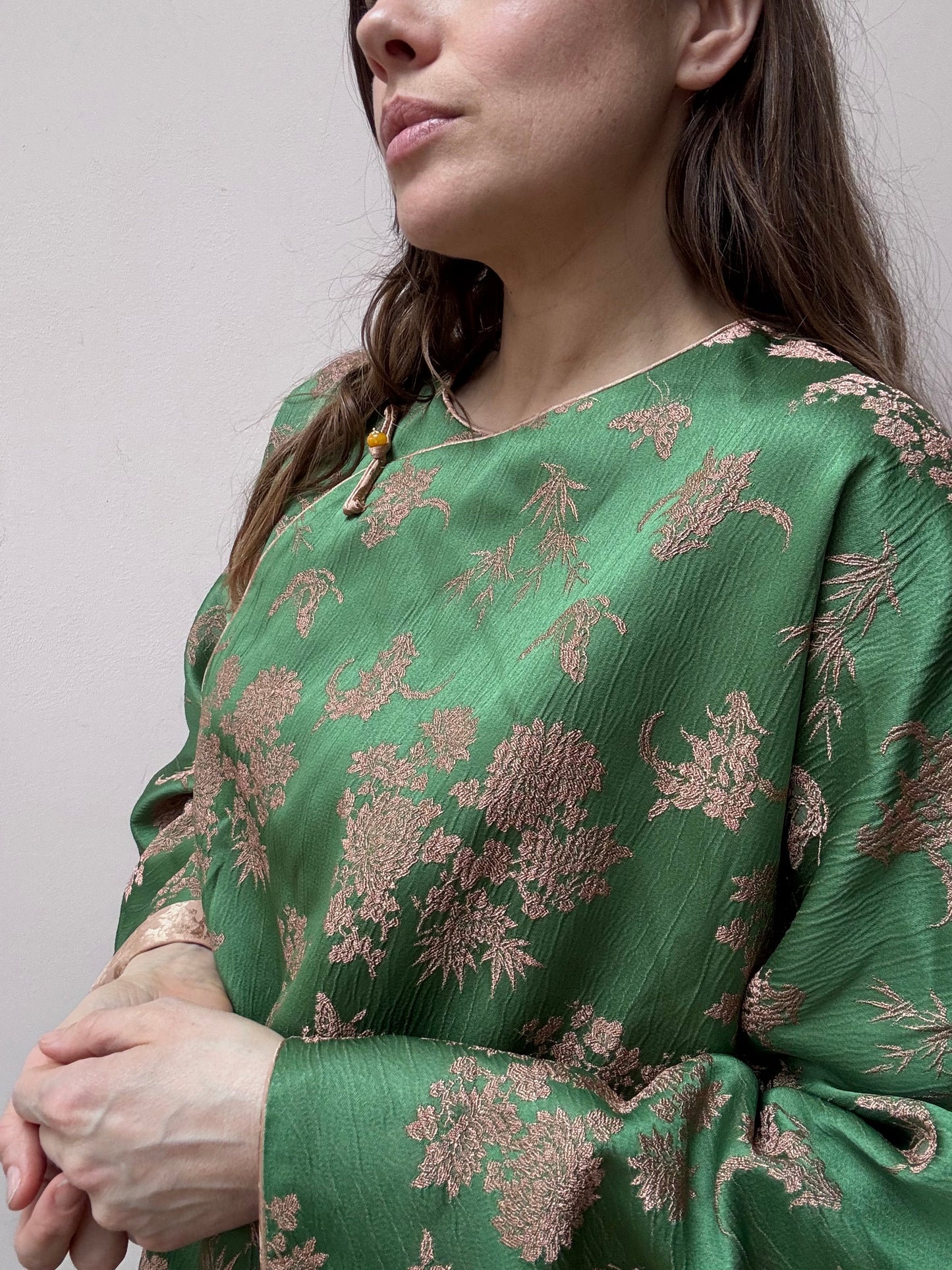 Vintage green crossover jacket size Medium