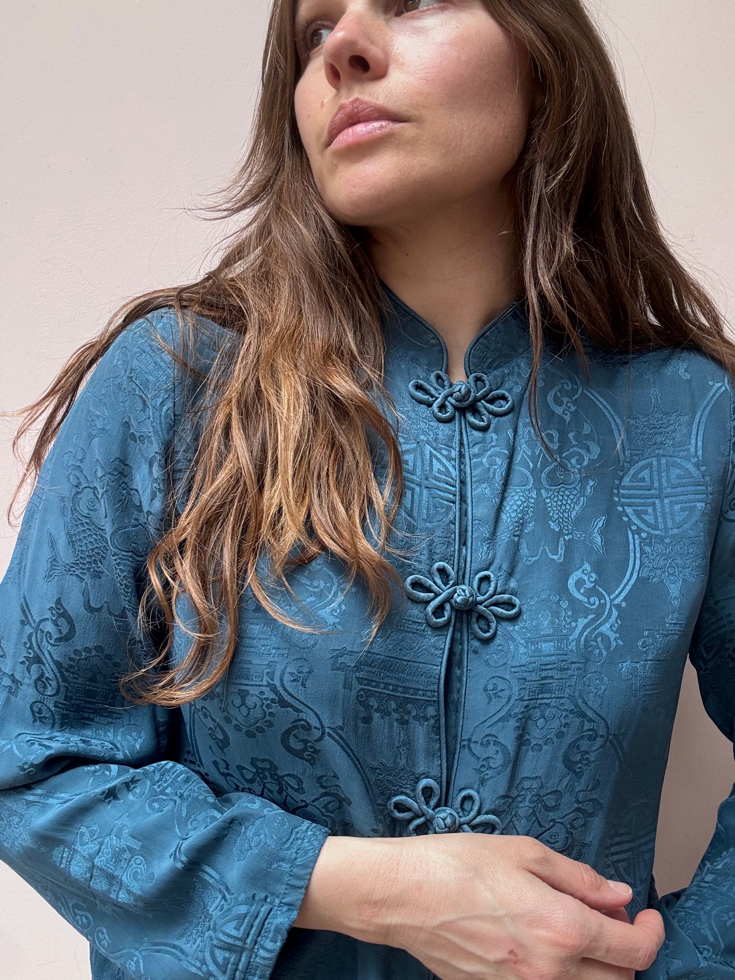 Vintage 100% silk top size 10/12