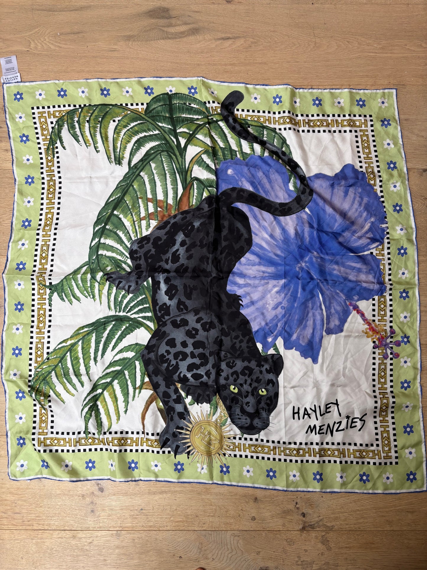 Hayley Menzies 100% silk scarf