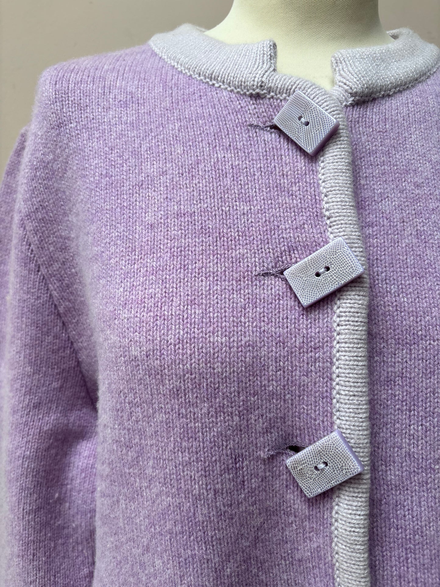 Vintage pink wool jackst size 12/14