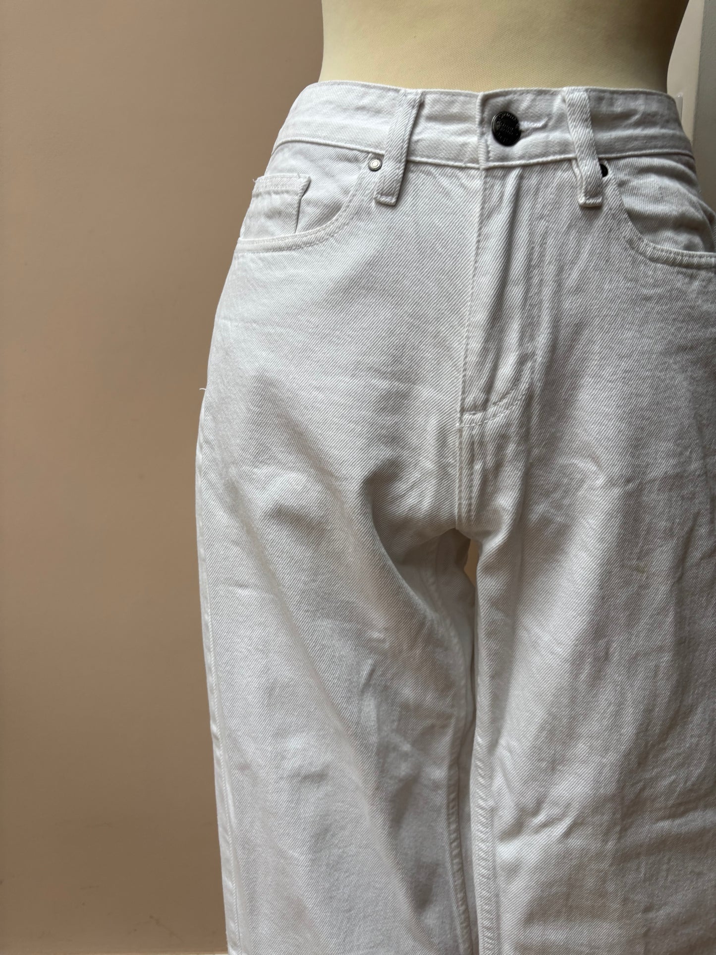 Vintage white 100% cotton jeans size 10