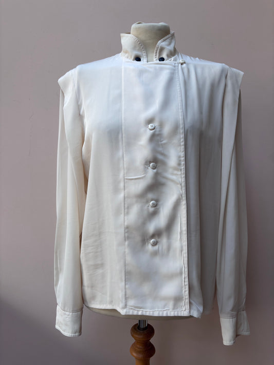 Vintage cream blouse size 10/12