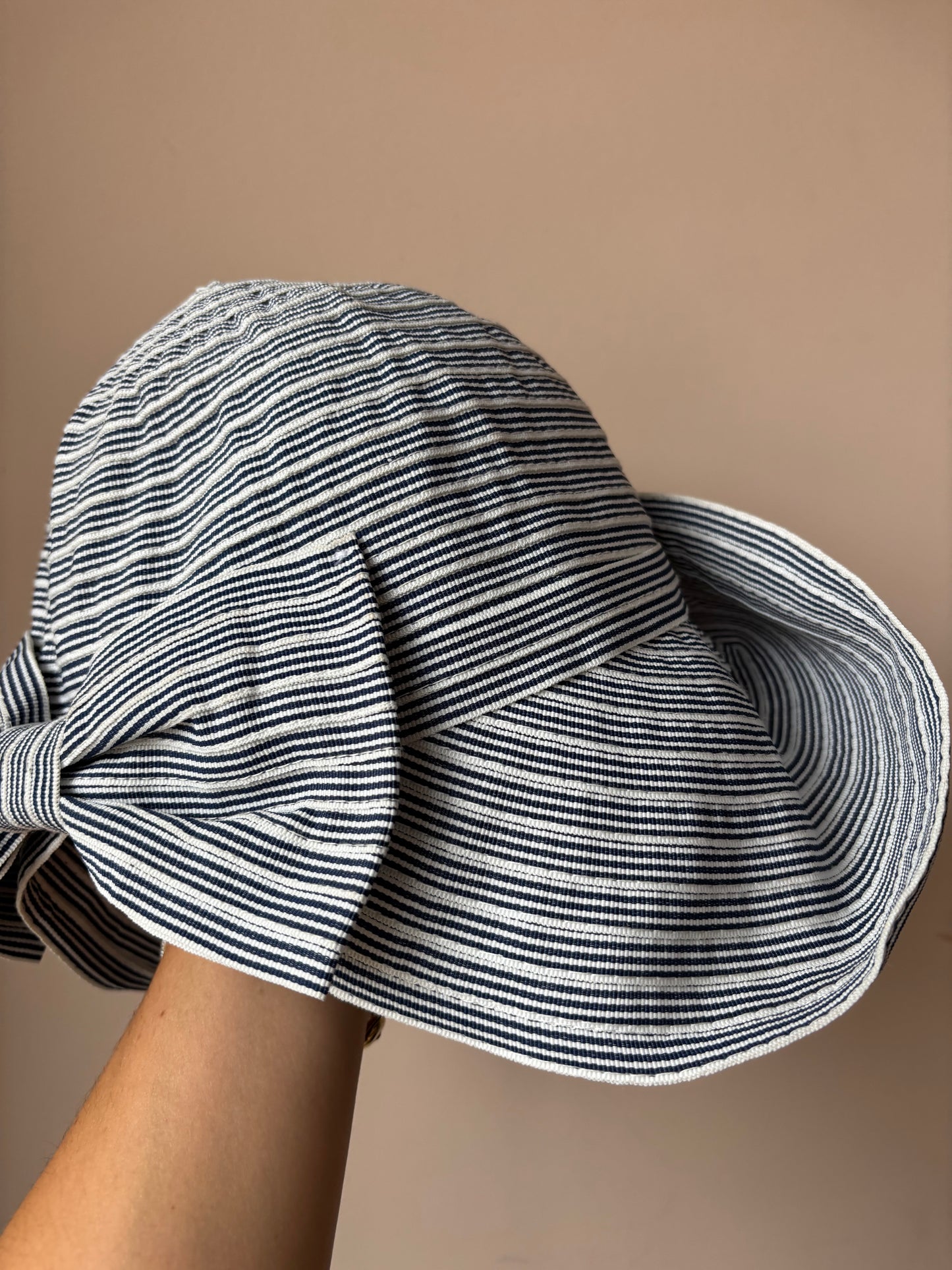 Vintage French hat with bow back