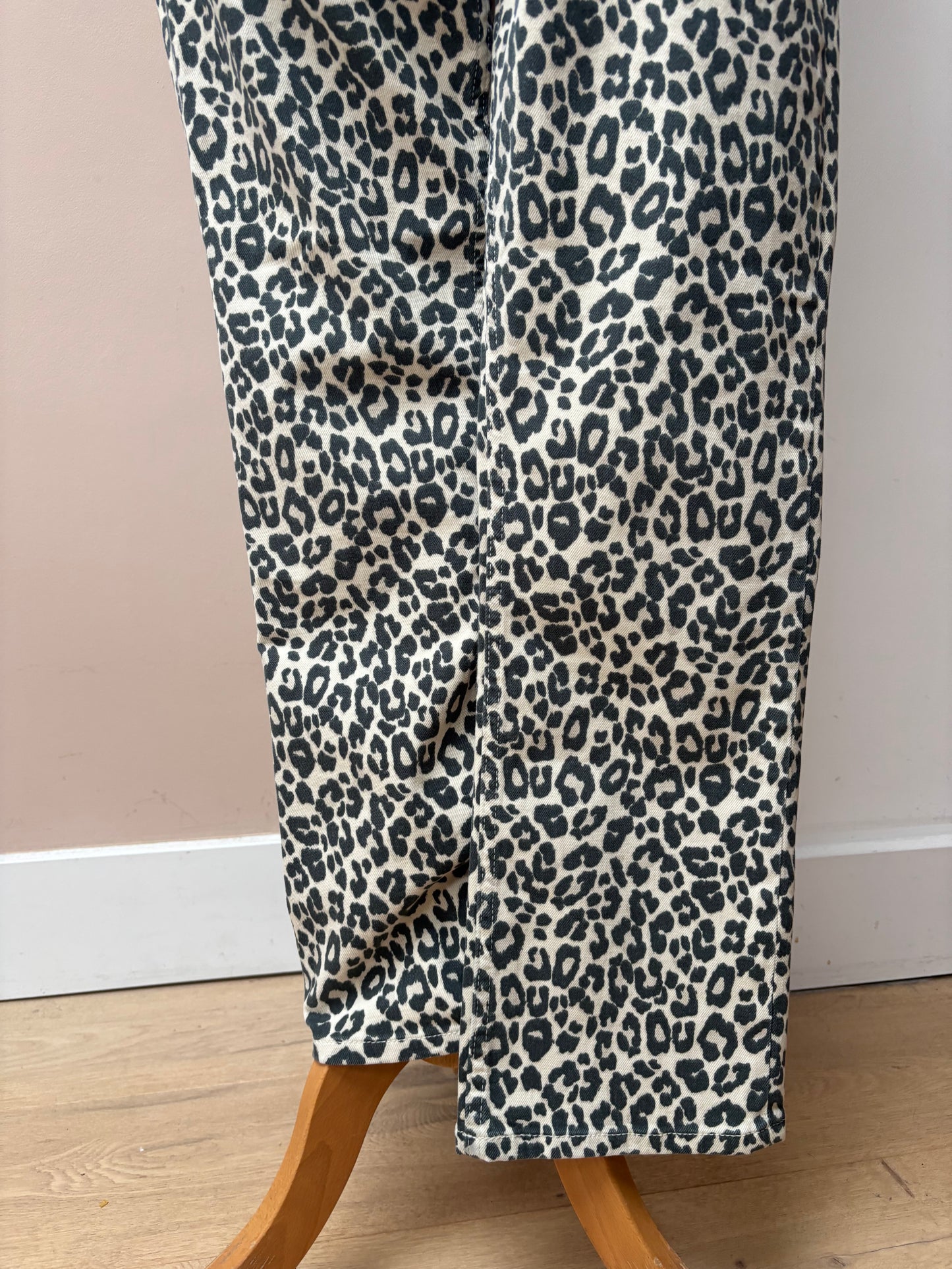 Animal print jeans size 10