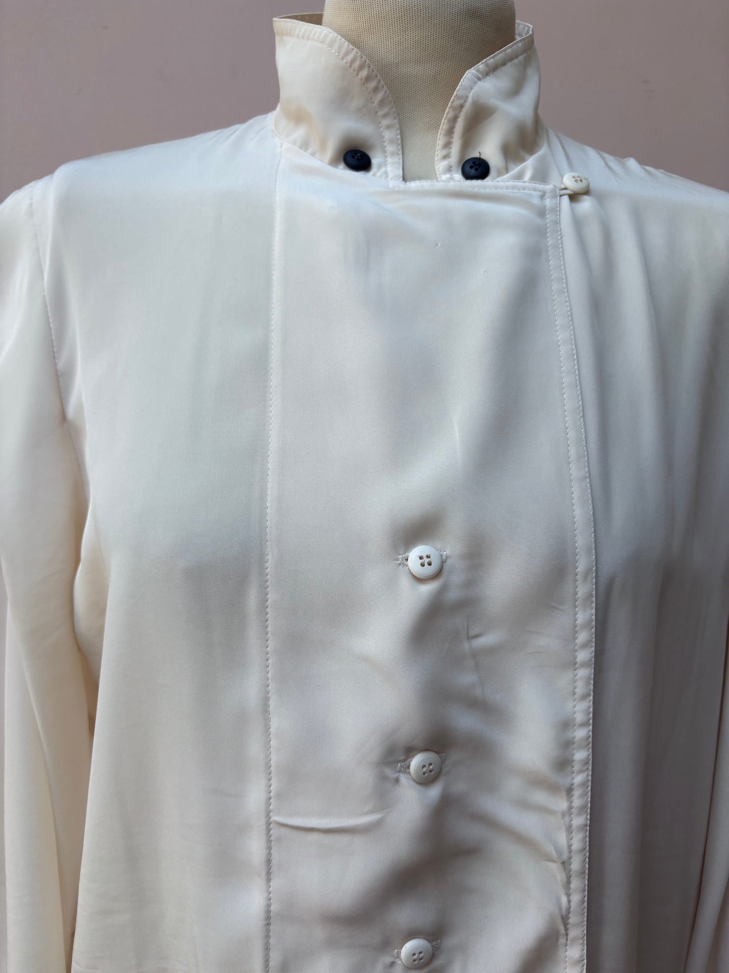 Vintage cream blouse size 10/12