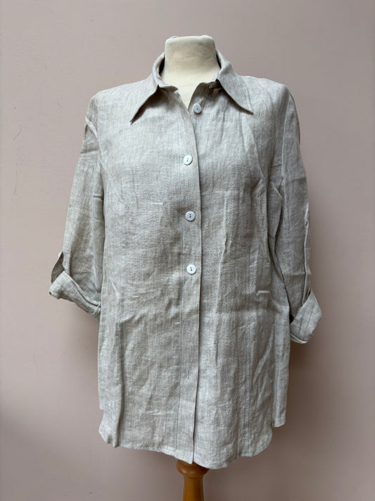 Vintage linen shirt size 12