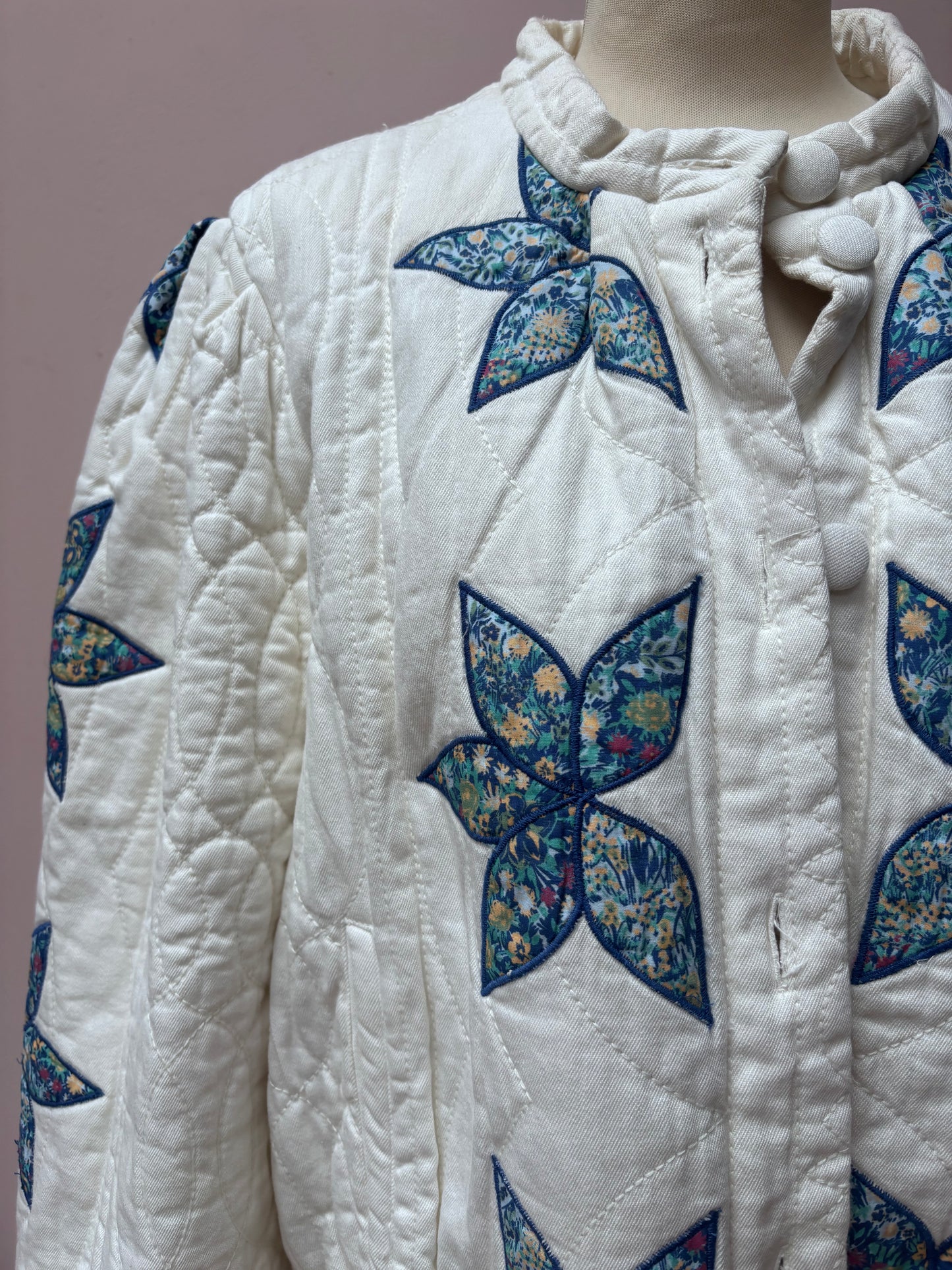 Free People quilted cotton jacket size Large