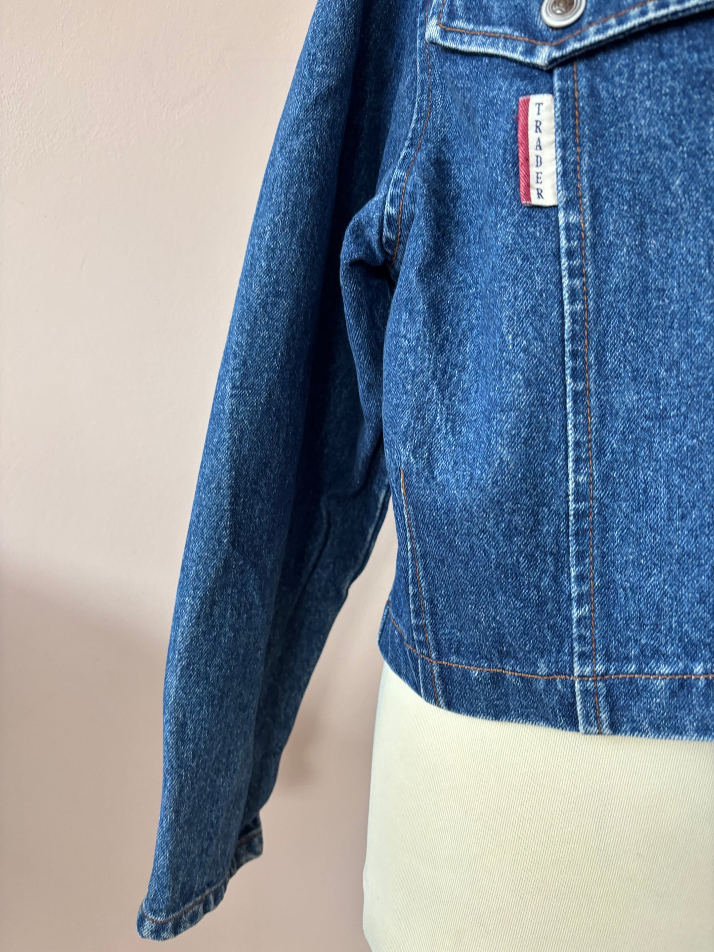 Vintage cotton denim cropped jacket size 10/12