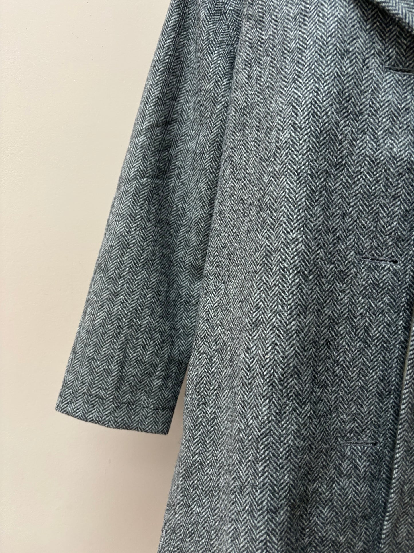 100% pure new wool coat size 14/18