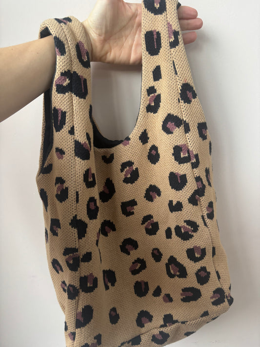 Hansel from Basel leopard print bag