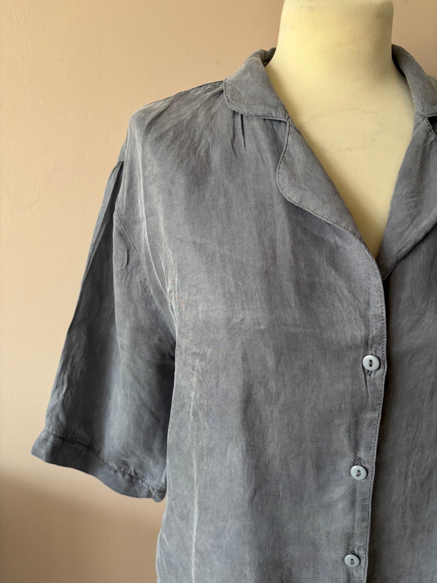 Grey blouse size 10