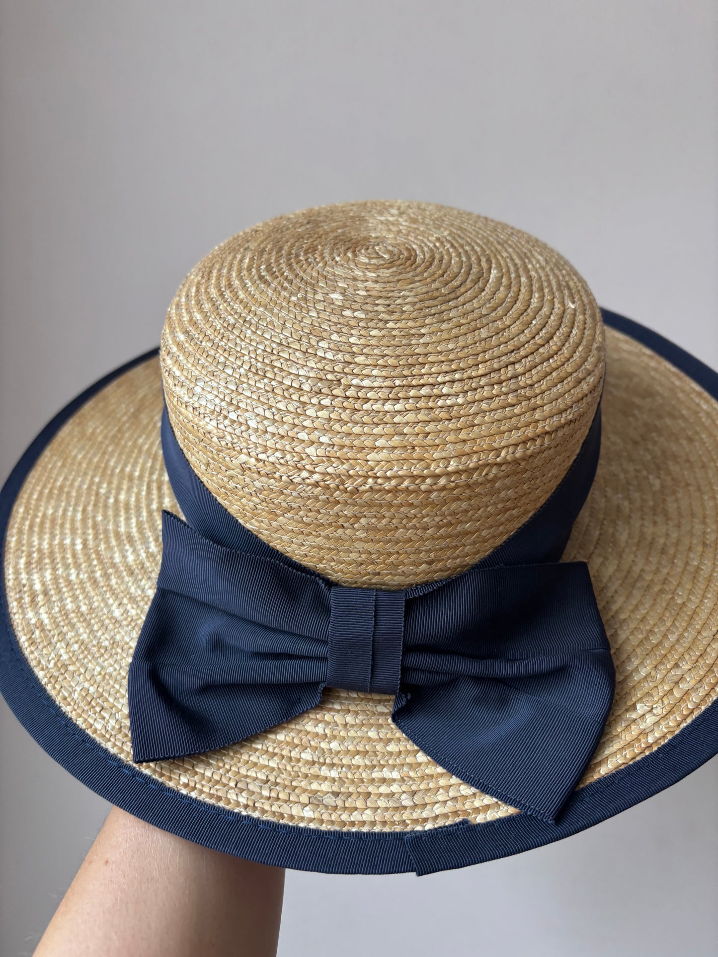 Vintage Laura Ashley straw hat