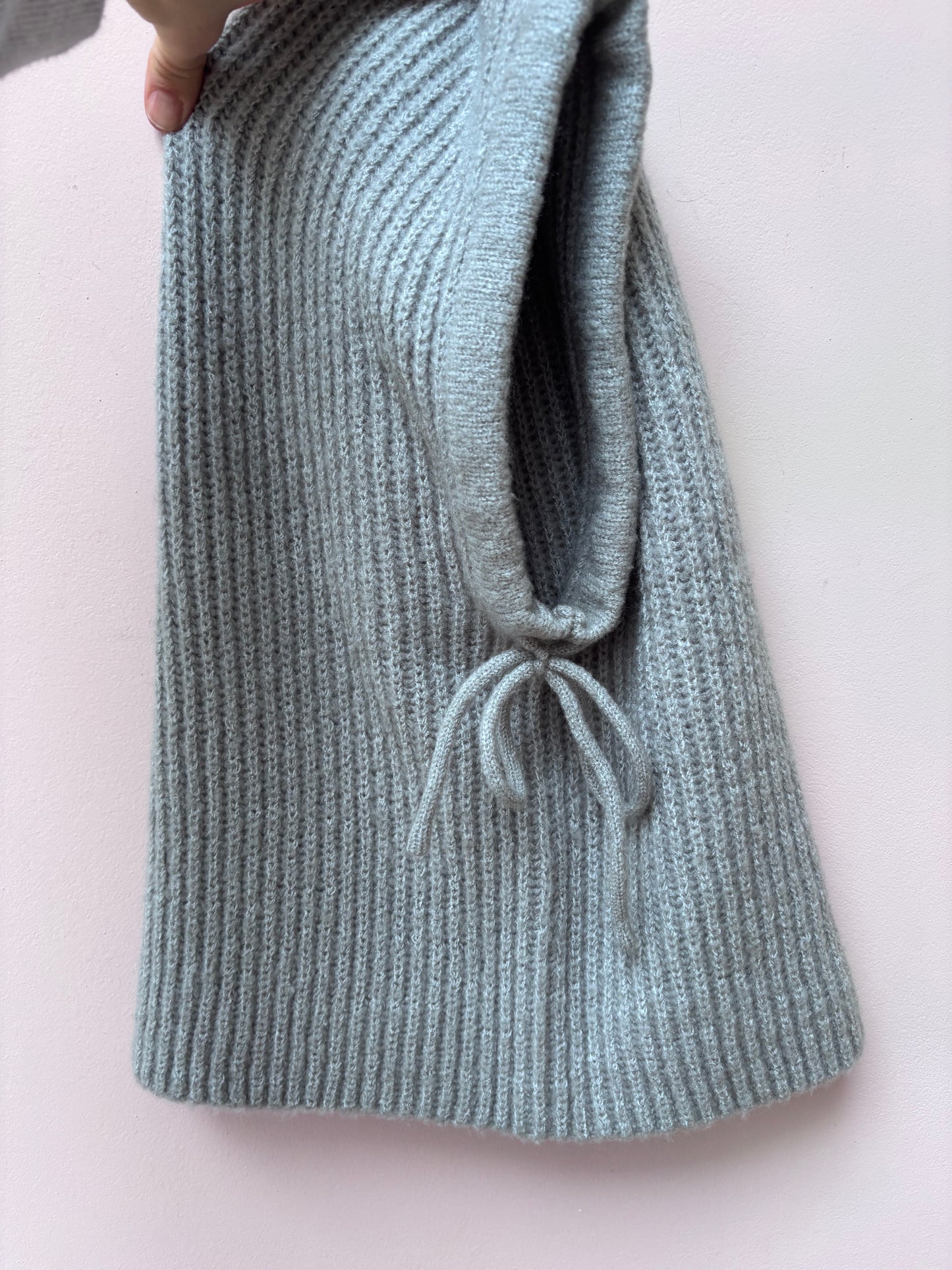 Soft grey Free People balaclava one size
