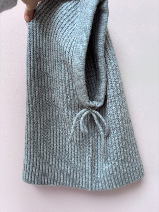Soft grey Free People balaclava one size
